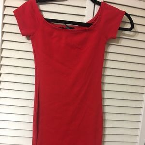 Forever 21 red body-con dress